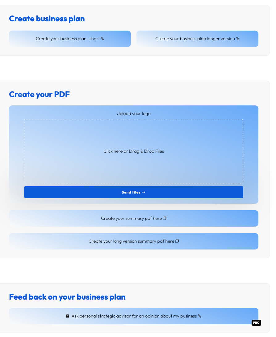 business plan generator